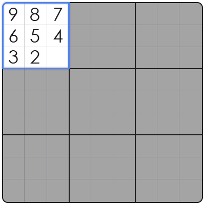 sudoku candidate identification